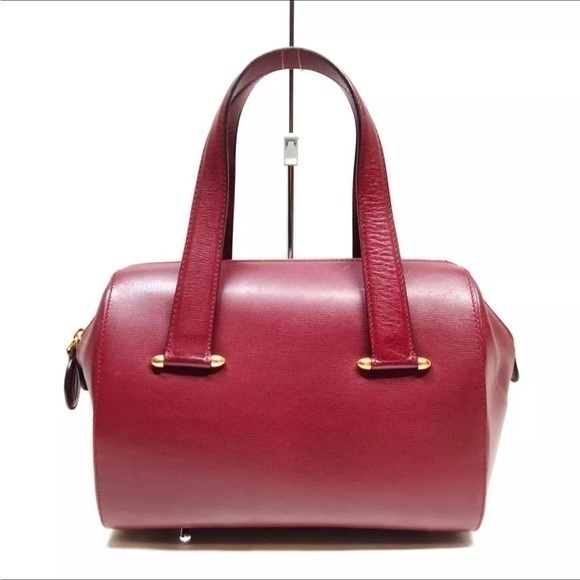 Cartier Handbags - Cartier Bordeaux Must Line Mini Boston Bag